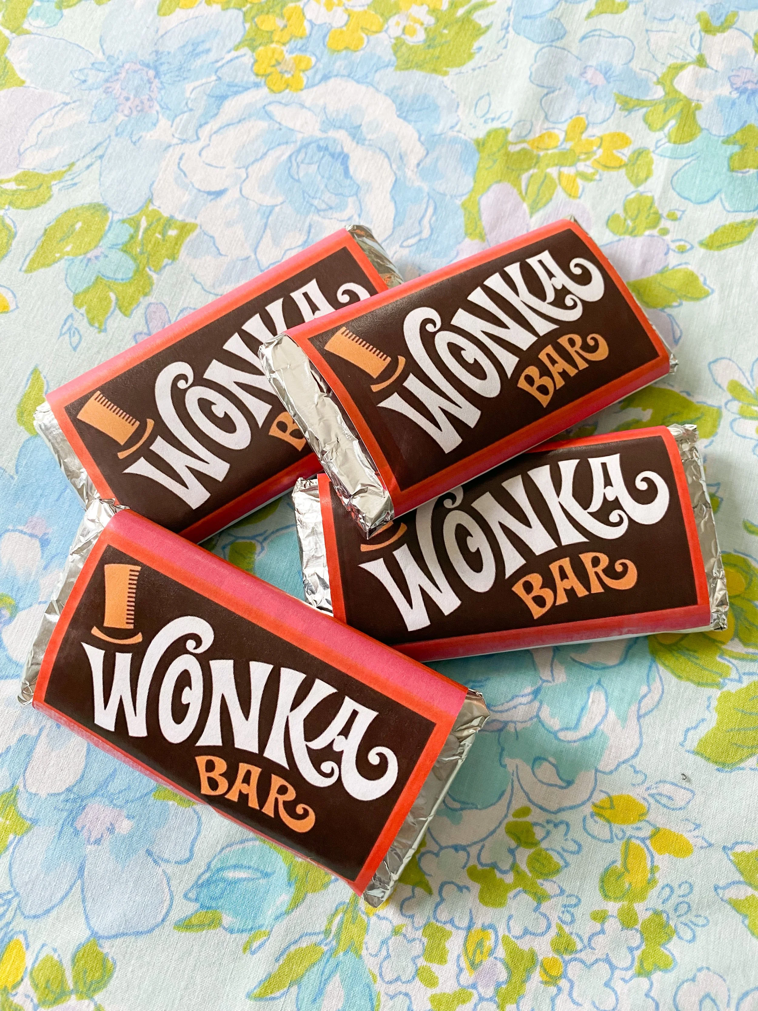 diy wonka bar craft + free printable — emily retro - vintage and